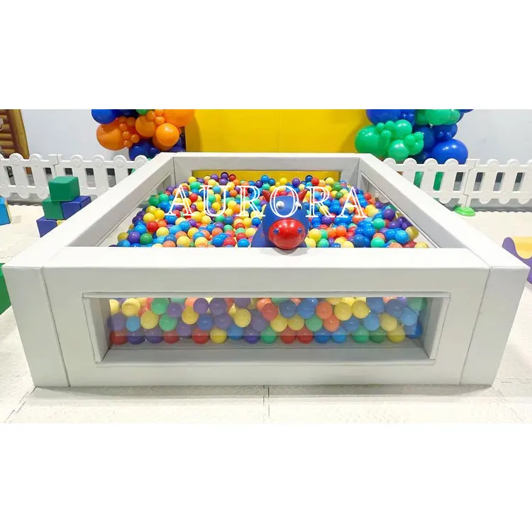 Children Climber Ball Pit Kid Multi-coloured funny soft ocean baby toy  plastic pit square ball pit for sale