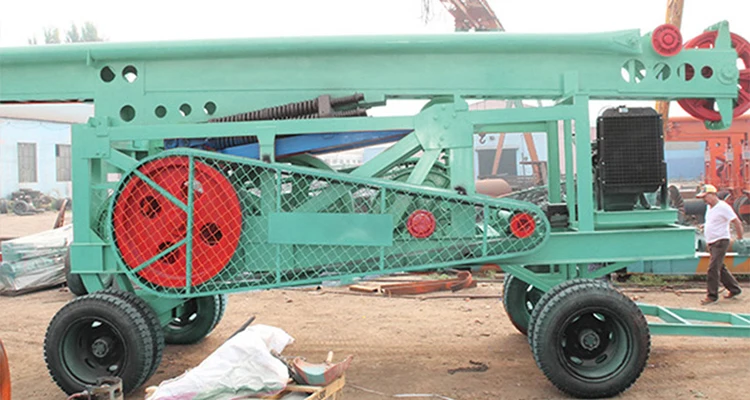 multifunctioncal HF-6A pile foundation drill depth upto 300m mine drilling rig machine drill pile diamond jacking pile machine