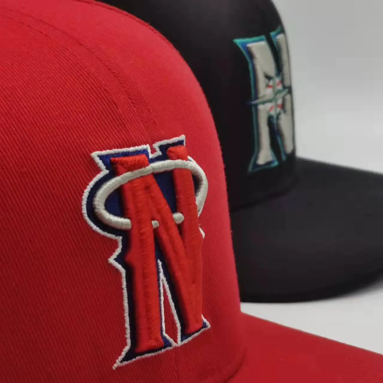 6 Panel Custom logo Snap Back Caps Design Structured Embroidered Snapback Hat Cap for Men