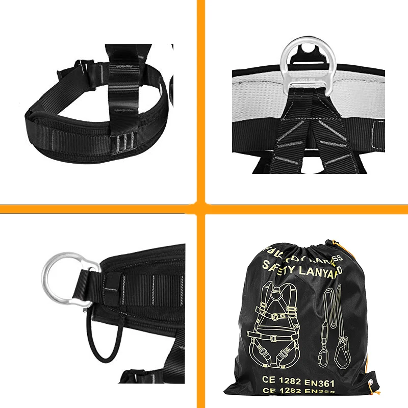 high tenacity fall arrest protector full body safety harness belt