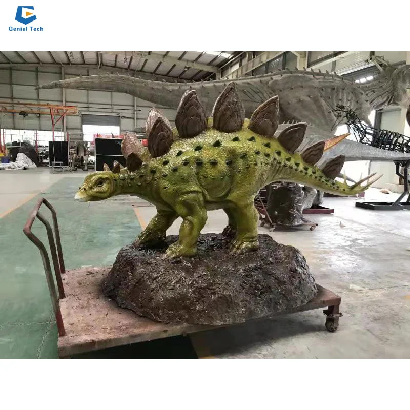 FD02 Высококачественная скульптура динозавра из стекловолокна для крытых парков развлечений