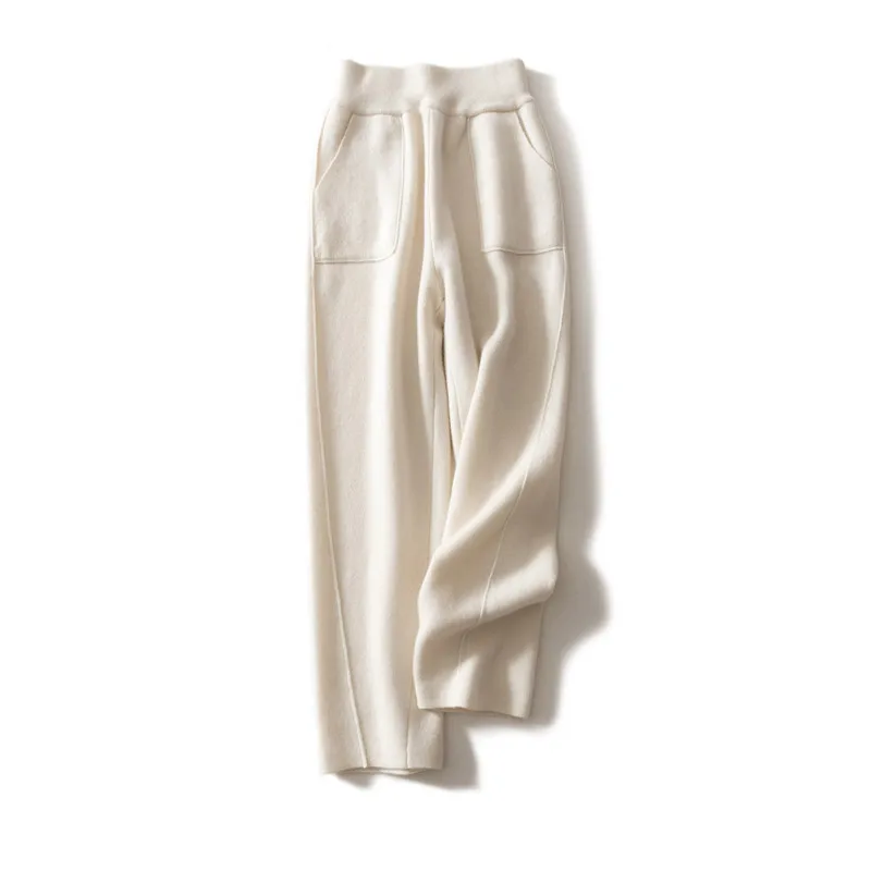 
Wholesale Winter Ladies women pants cashmere pants 