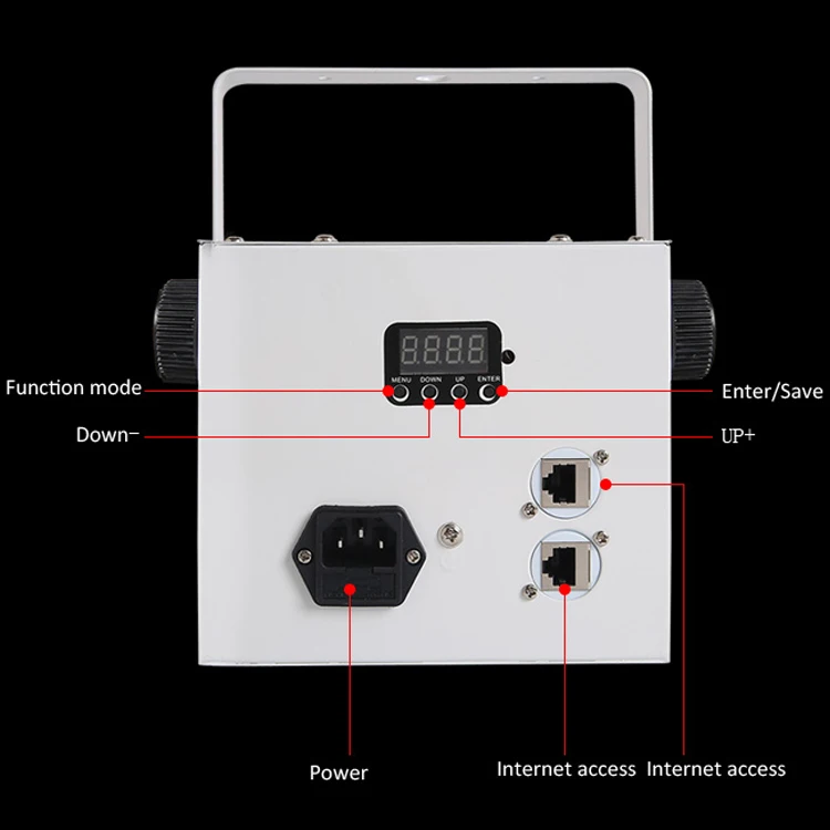 Hot selling wedding beam disco club dj  multi effect floor stage light sound-activated disco led color rotating mini party light