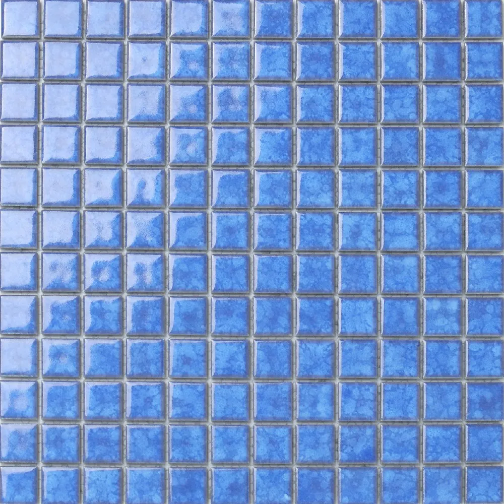 Wholesale Sales Large Ceramic Mosaic Blue-Green Black and White Walls Floors Tiles Kitchen Mosaic