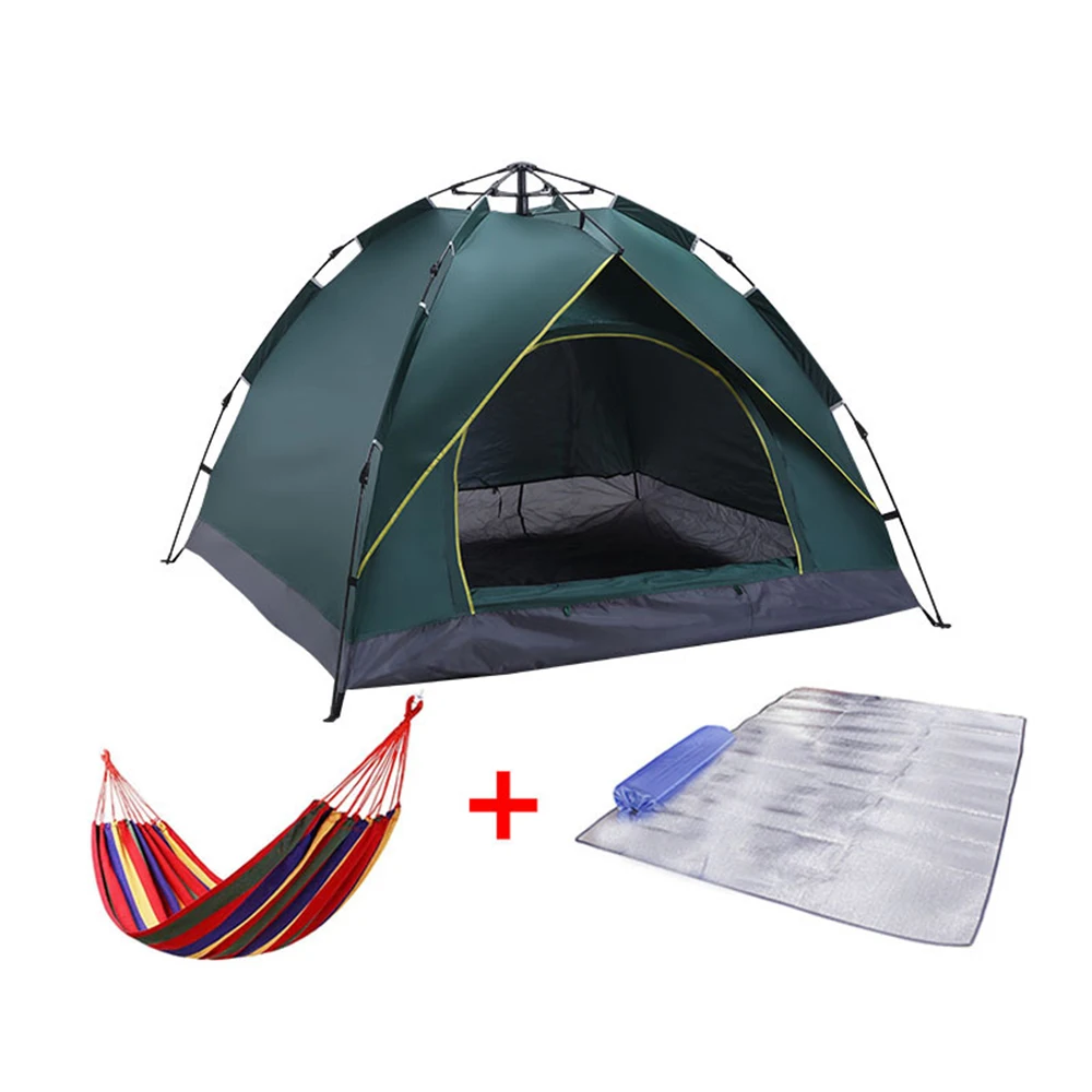 2-4 people waterproof cotton canvas large family camp tent