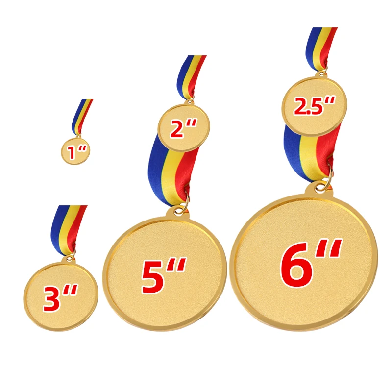 RENHUI Souvenir Large Award Miniature Big Small Medallions Metal Crafts Custom Medals And Trophies Medals