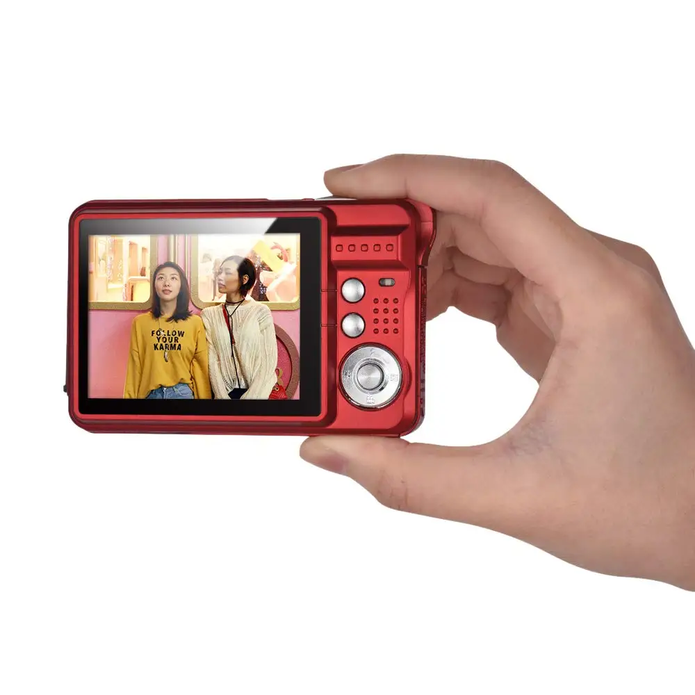 1080P Digital Camera 21MP Compact Camera 2.7 Inch 8X Digital Zoom Pocket Camera