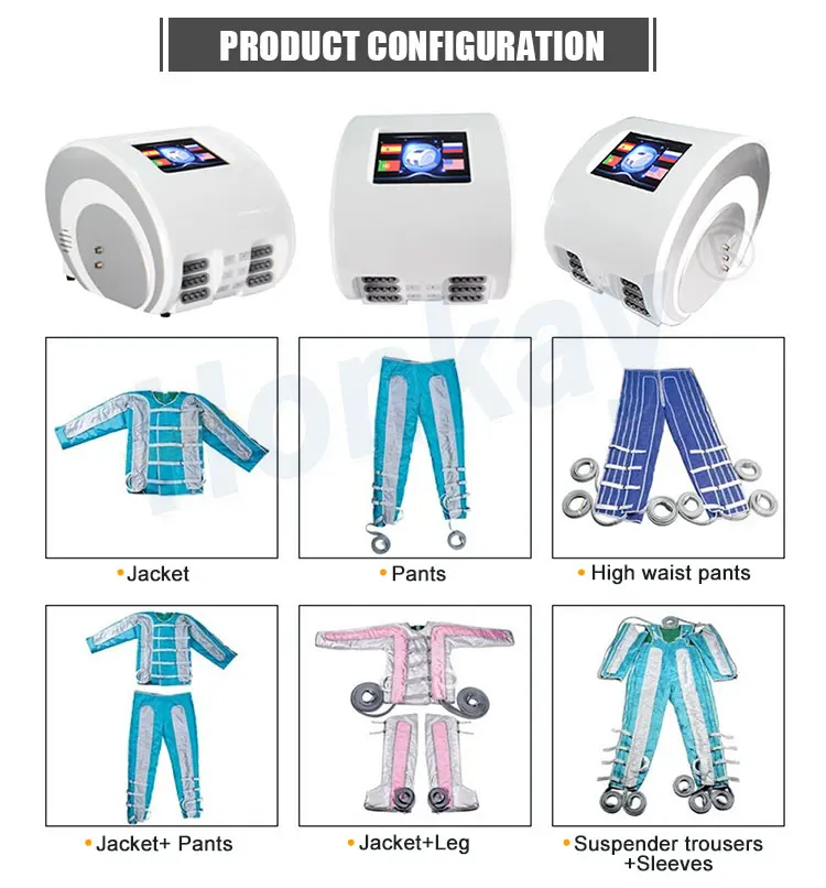 Professional Portable far infrared pressotherapy for fast body slimming detox machine