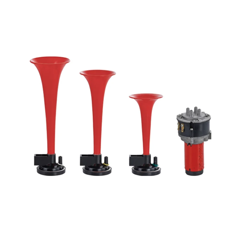 Universal 3 Trumpet sound signal Car Truck Boat Busses train truck horn loud speaker 12v Air Horn with Air Compressor