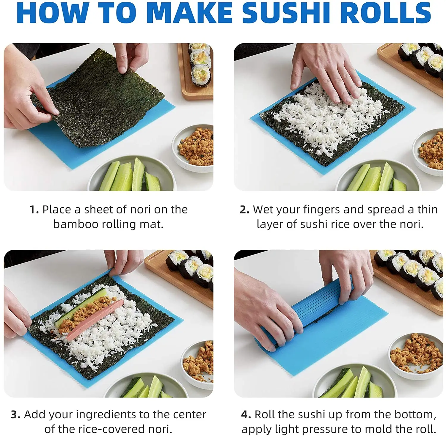 silicone sushi mats7