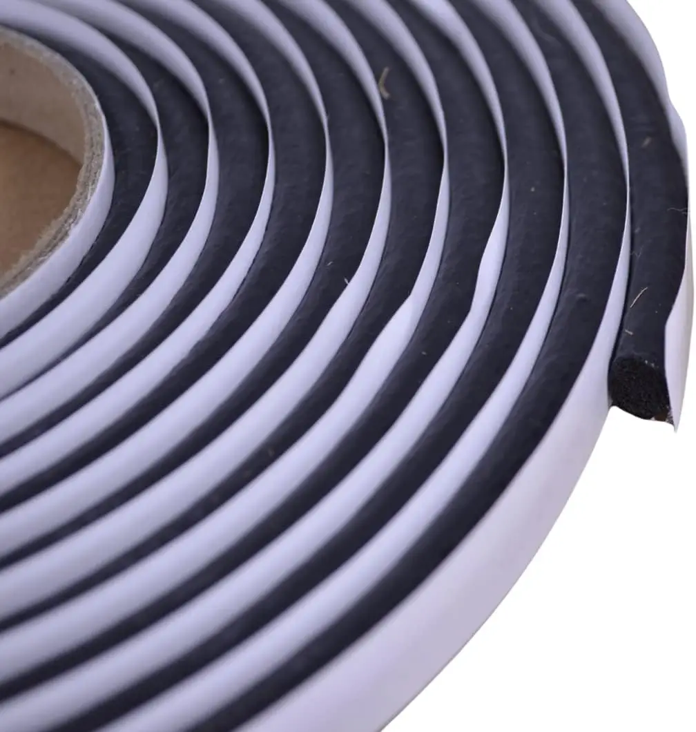 High Temperature Resistant Waterproof Butyl Leak Better Cheap Double Sided Black Pe Foam Butyl Roofing Sealant Tape