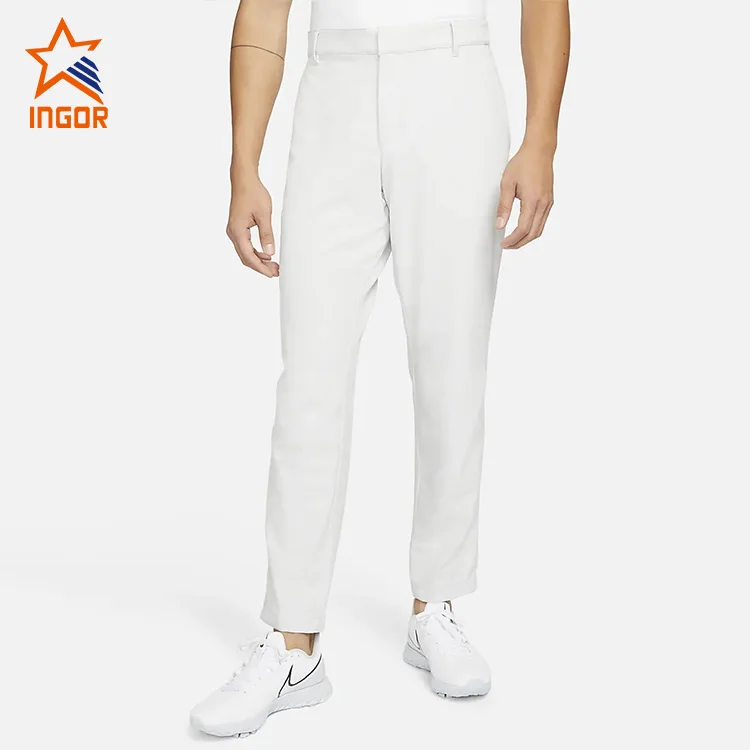 Ingor Essentials Outdoor Thick Mens Quick Dry Lightweight Casual Pants Classic Slim Fit Stretch Golf Pant with Pockets