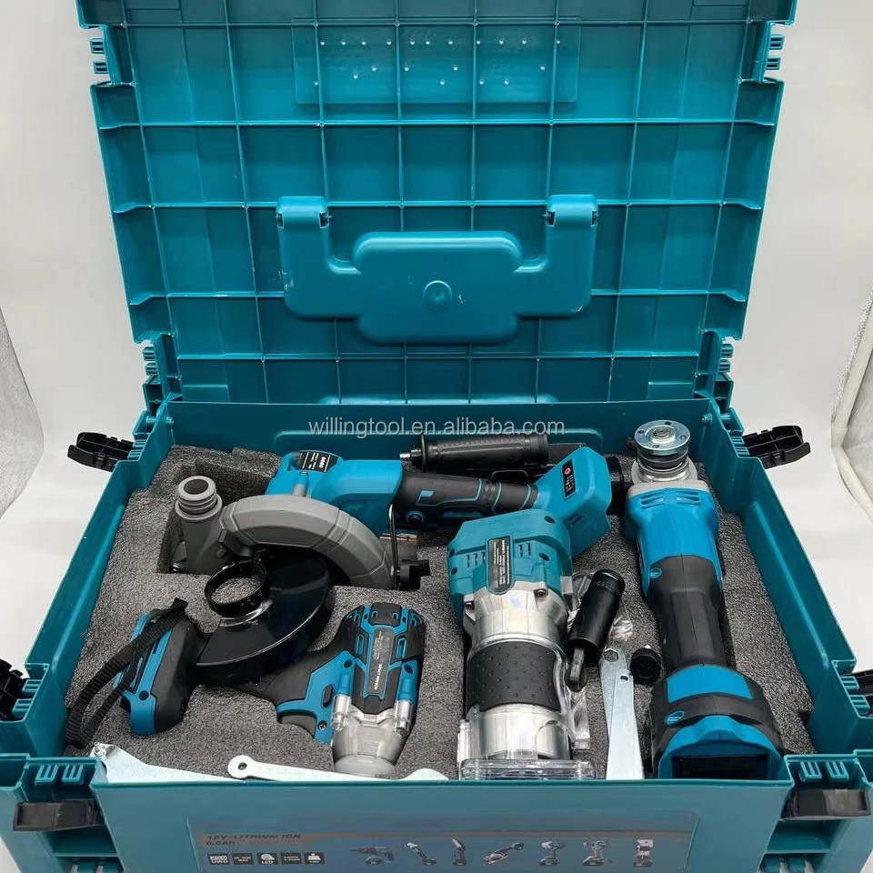 Большая скидка! 6 в 1 8 доступны продажи для MKT Combo Power Tools 4 комплекта инструментов 20 В вольт аккумуляторная батарейка DIY