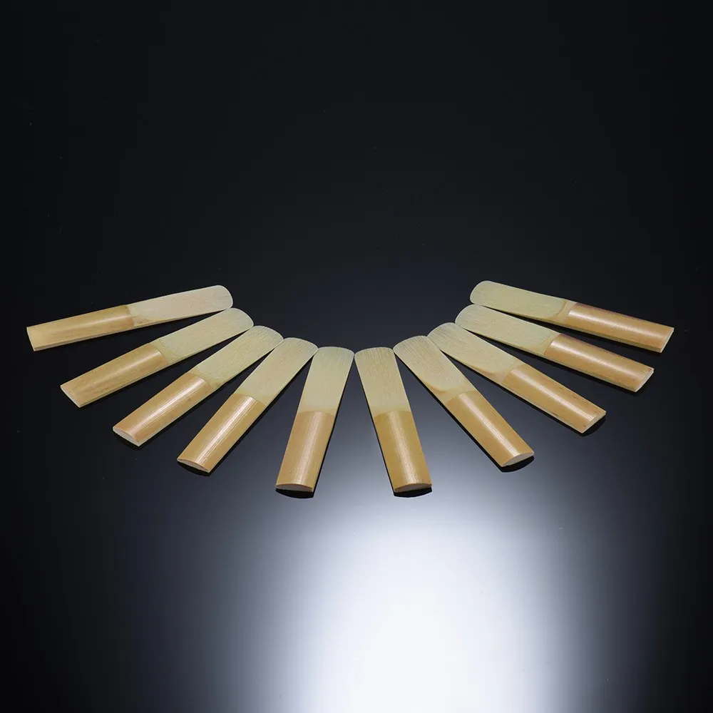 Normal Level G Clarinet Reeds Strength 2.5 for Beginners, 10pcs/ Box