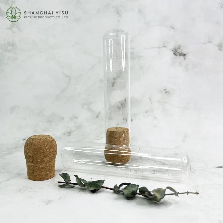 10ml 30ml 50ml Vial Glass Clear Test Tube with Cork Tea Infuser Tube Glass