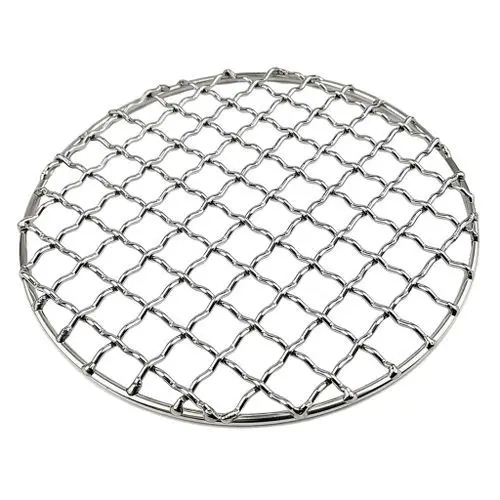 Aluminum Galvanized Stainless Steel BBQ Grill Metal Mesh Crimped Wire Mesh