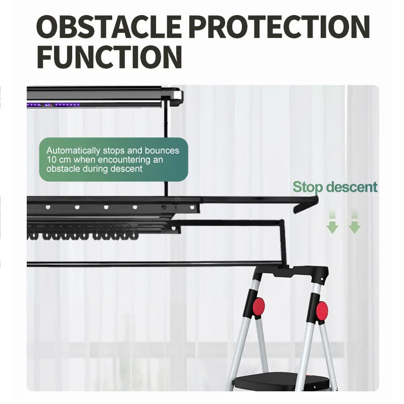 OEM Smart Laundry Electric Clothes Dryer Rack Automatic Clothes Drying Hanger Aluminum New Simple