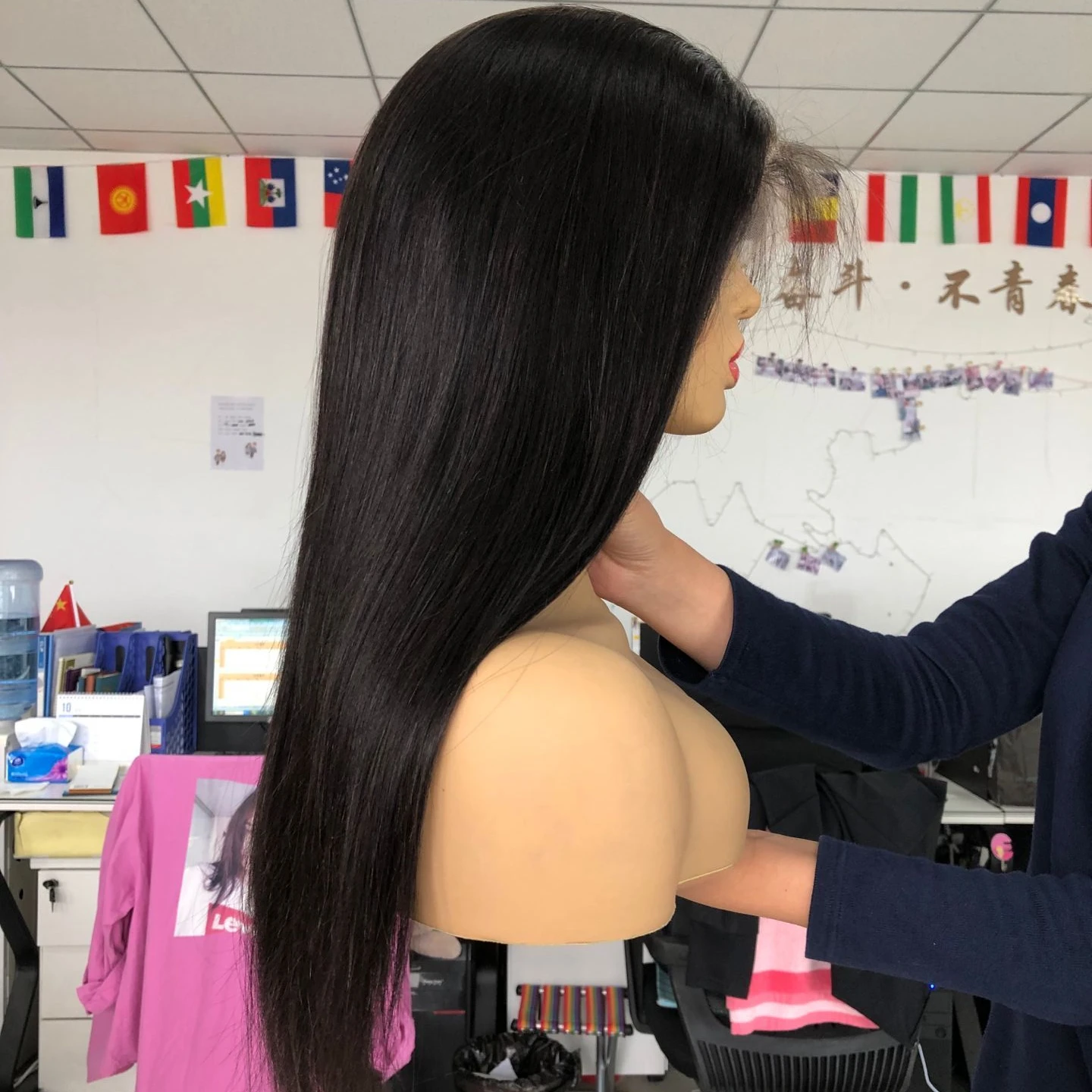 HD Lace 13x4 Lace Frontal Wig Raw Human Hair Wigs Transparent 100% Unprocessed Cuticle Aligned Indian 12A Grade 1 Piece Long