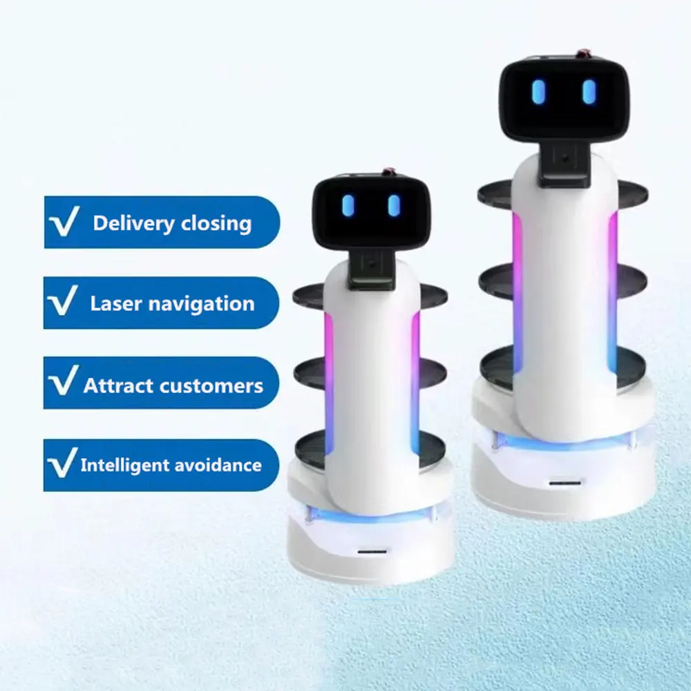 Delivery Range Mini Intelligent Artificial Autonomous Payload 50kg With Laser radar Delivery Robot