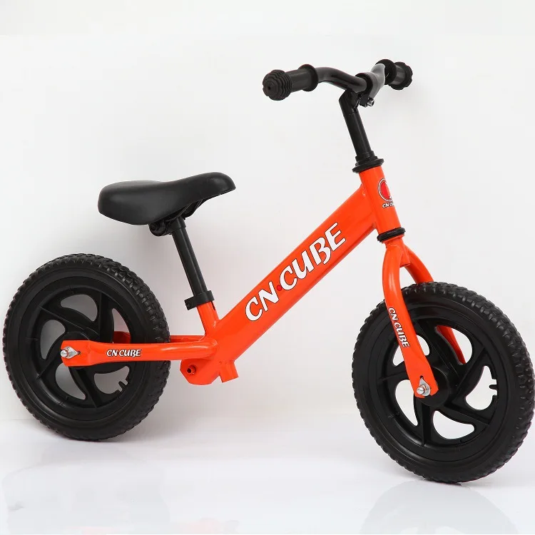 Factory Hot Sale One Piece Kids Balance Bike No Pedal Rainbow Paint Car