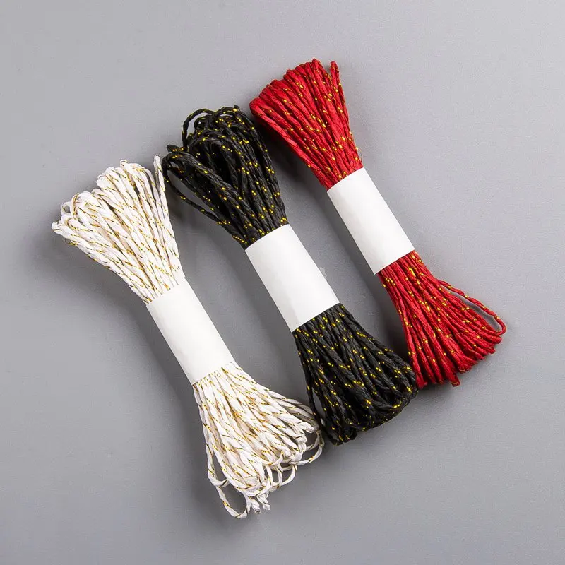 Wholesale 2mm DIY Handicraft Twist Decorative Paper Rope / Flower Packaging Material Rope Lafite Grass Paper Rope