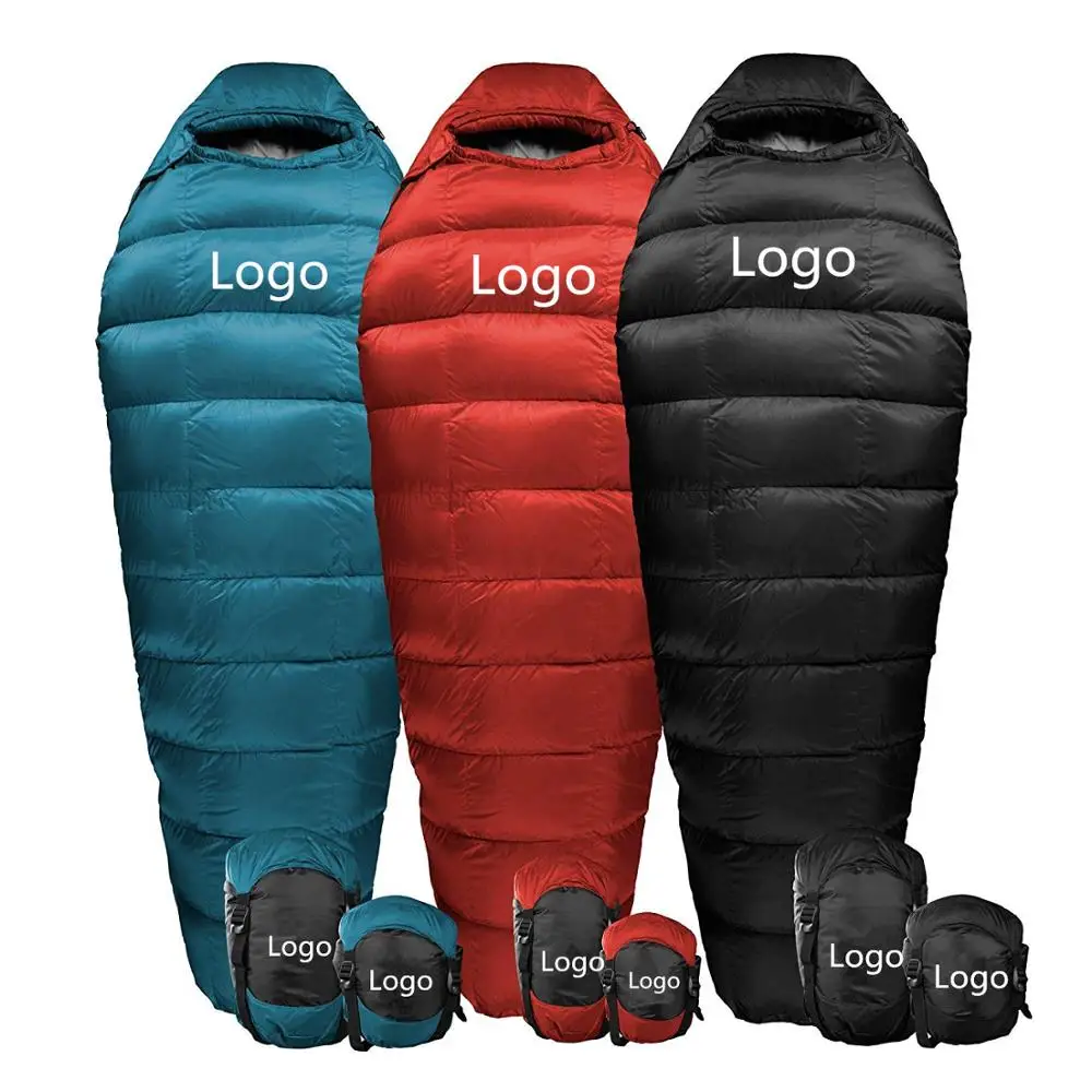 
Woqi Outdoor Camping Duck Down Sleeping Bag Compact Mummy Sleeping Bag with Compression 