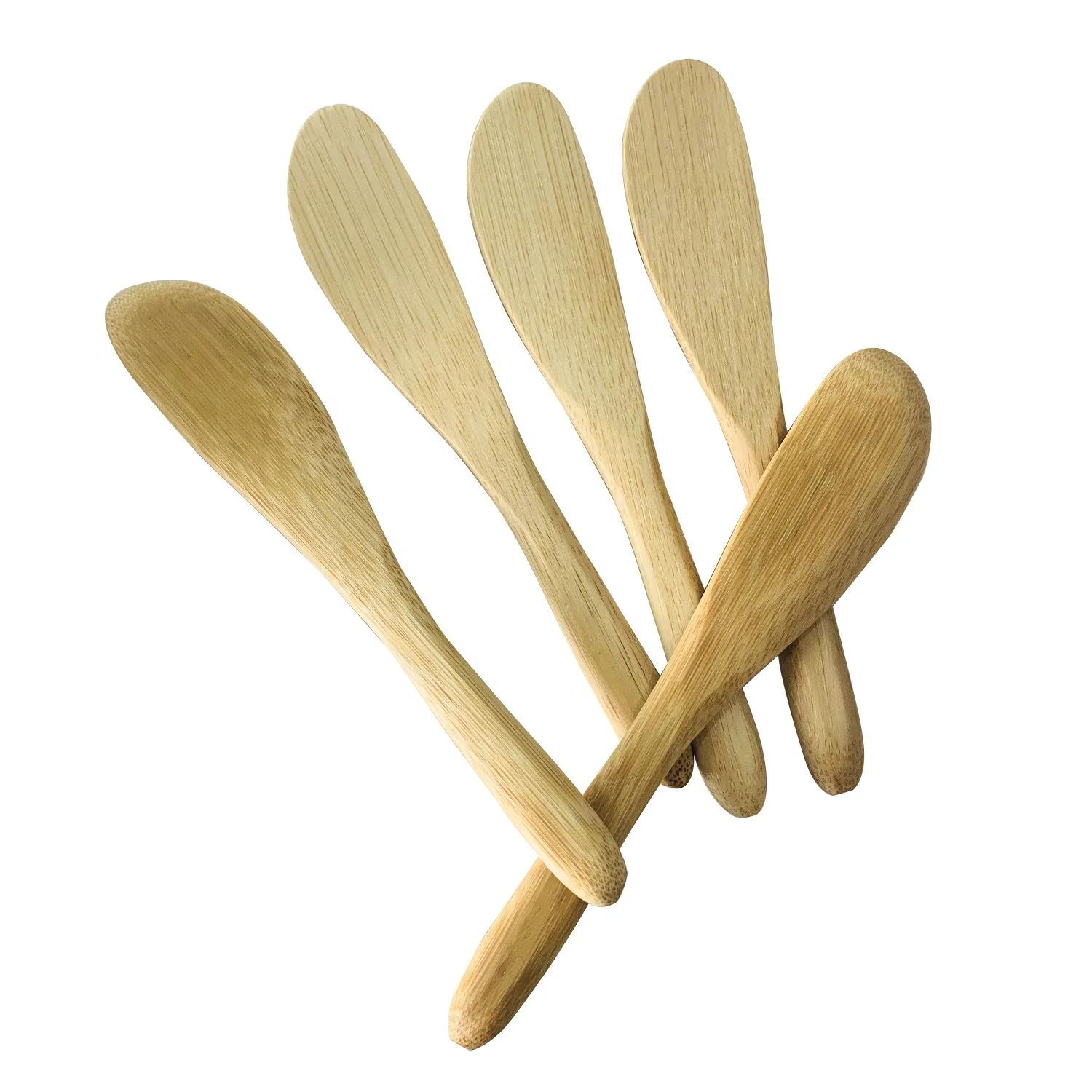 Оптовая продажа, столовые приборы из бамбукового сыра, многоразовый десерт, нож для хлеба из бамбука