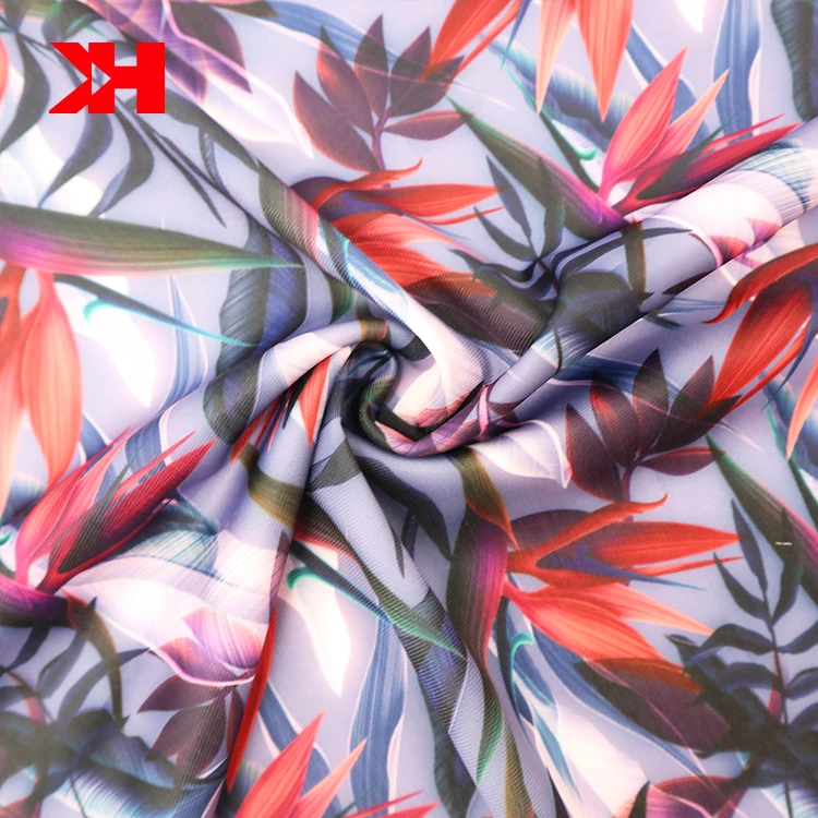 popular design polyester fabric 100% polyester custom swim stretch fabric