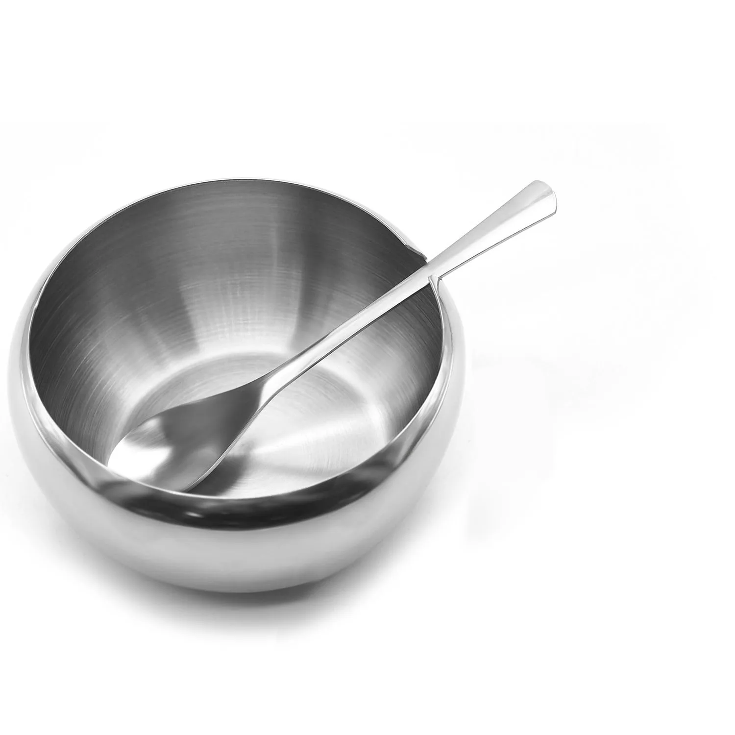 304 Stainless Steel Kitchen Seasoning Container Sugar Spice Bowl With Lid