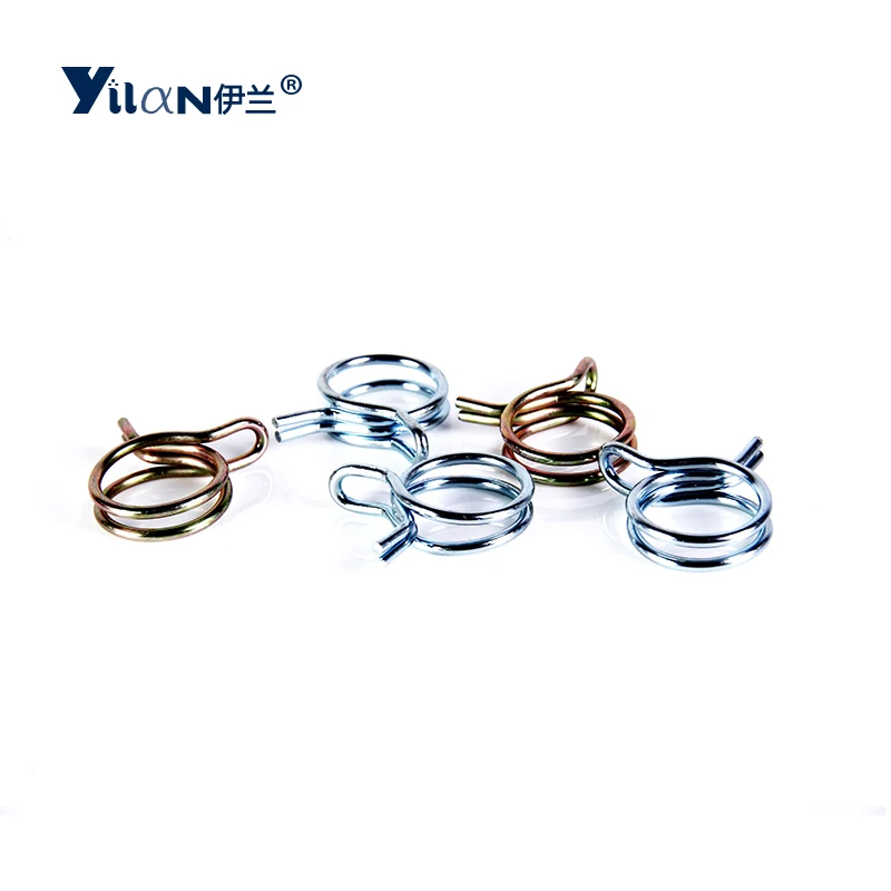 
yilan galvanized double steel wire clamp strong water pipe clamp 