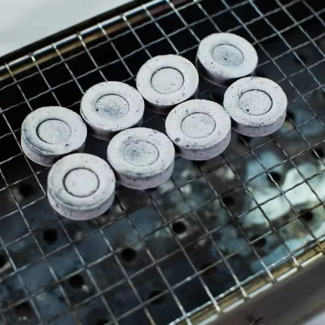 Firemax 22-60mm Instant Black Round Pure Fruit Wood Hookah Charcoal Smokeless Incense Shisha Charcoal Quick Light Charcoal