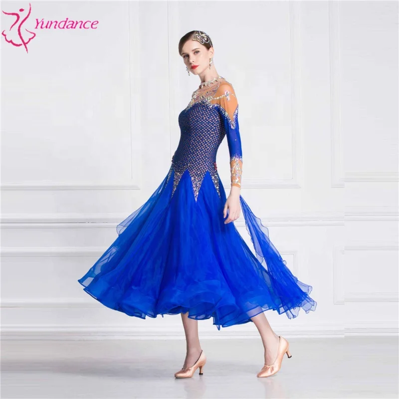 B-18405 New plus size ballroom dance dresses, High quality ballroom dance dress for adult