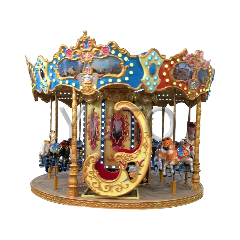 2022 Best Amusement Park Ride Carousel For Sale|12 Seats Carnival Ride Carousel|China Carnival Carousel Ride