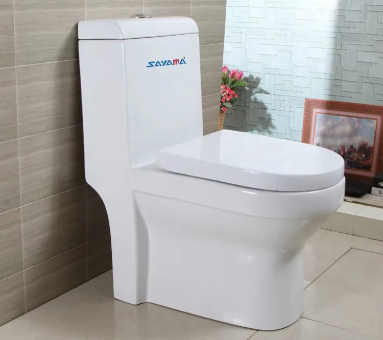 
Elegant-design Washdown ceramic white one-piece porcelain toilet design 