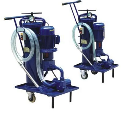 Small Trolley Hydraulic Oil Filter Truck Fine Oil Filter Truck Mechanical Oil Cleaning and Degreasing Machine