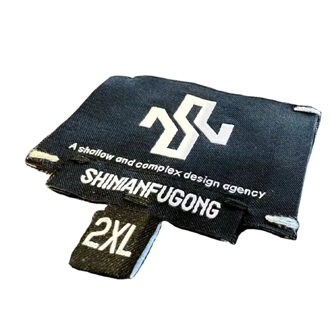 Film Clothing Label Heat Transfers Custom Iron for size labels for clothes cheap Rush Technics Time Lead Fold Pcs Color