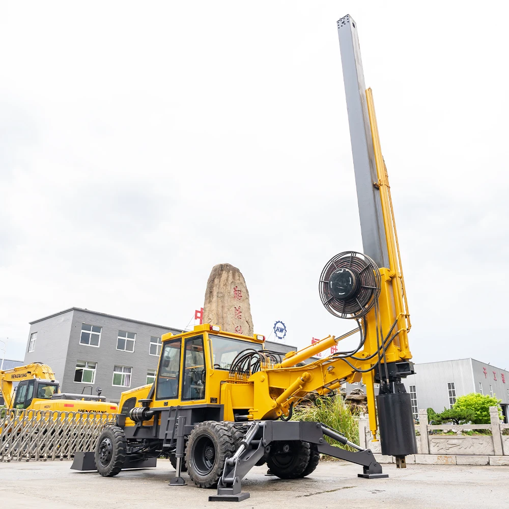 Сверлильные станки для свайного фундамента и поворотные свайные установки
