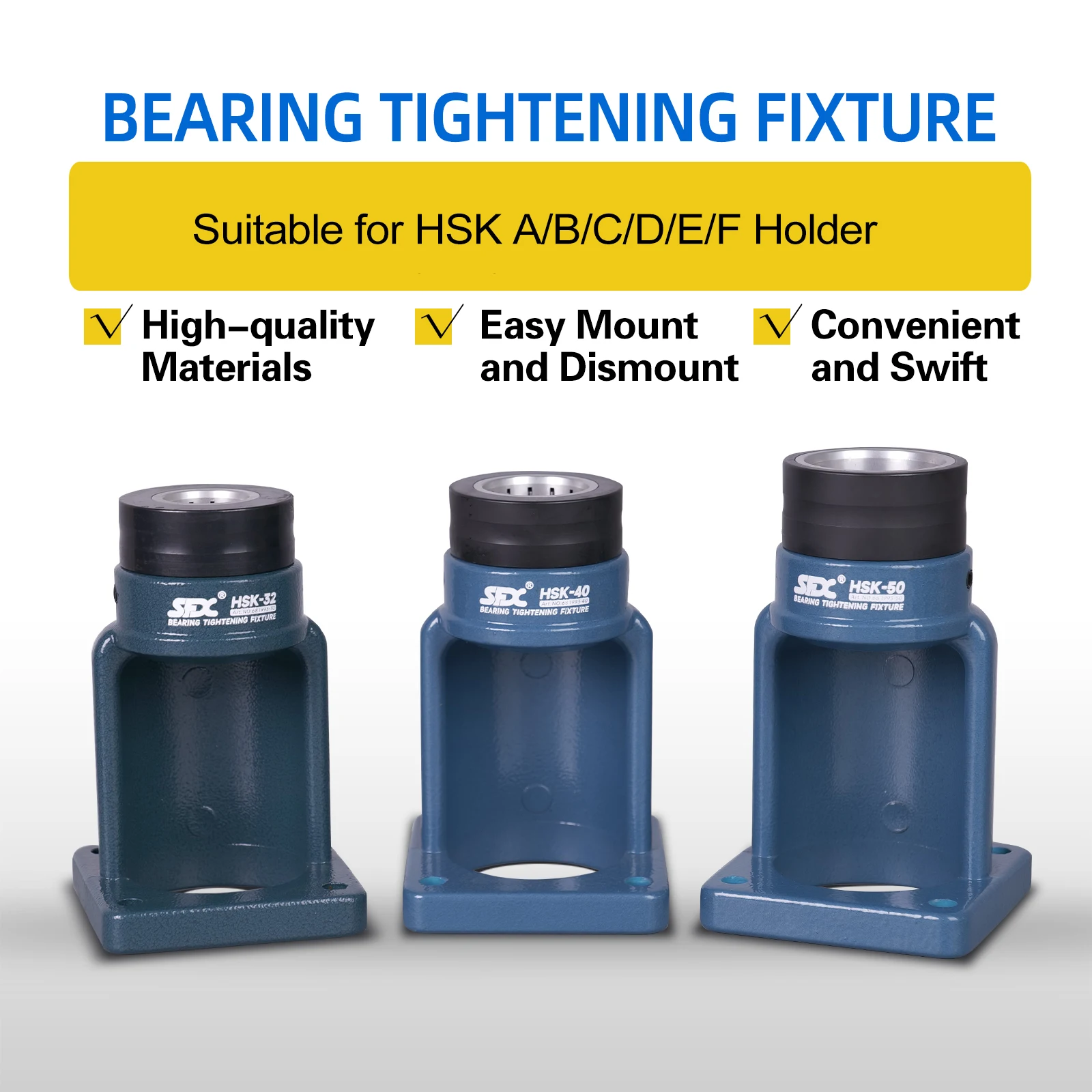 Держатель инструмента HSK32/40/50 приспособление для затяжки игольчатых роликовых подшипников подходит держателя инструментов HSK A/B/C/D/E/F