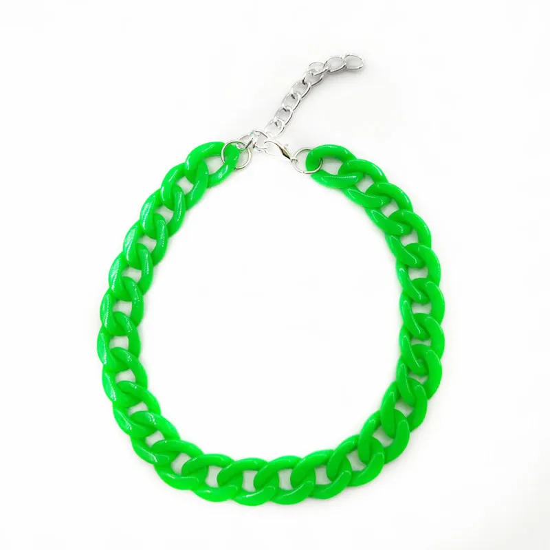 wholesale New candy color pet necklace colorful collar for cats and dogs which can customized size and colors as need