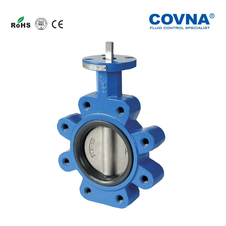 COVNA Cast Iron Lug Type NBR Motorized  Electric Butterfly Valve