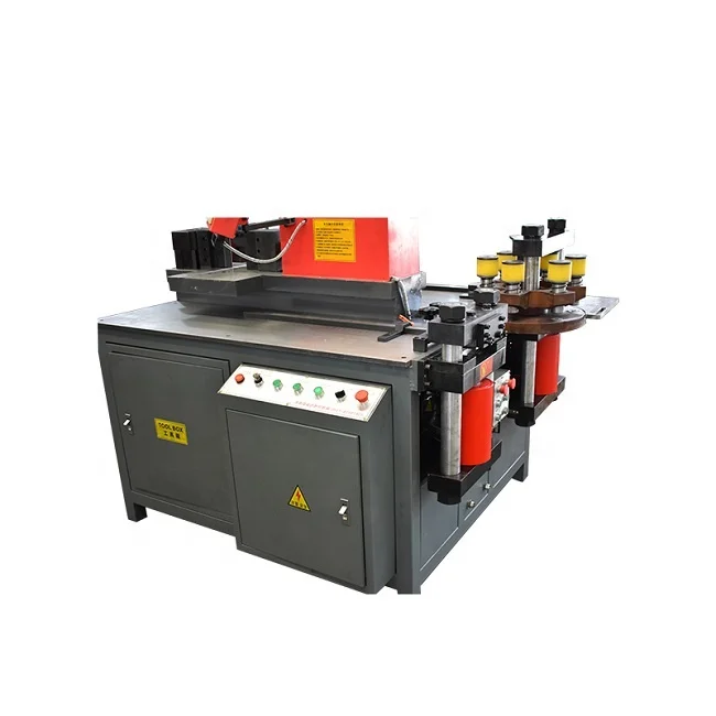 cnc hydraulic busbar machine cutting bending punching copper busbar bending machine