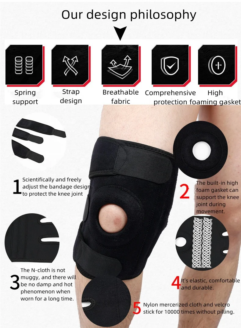 Sport Equipment Knee Support Guard Rehabilitation Knee Brace Knee Pad