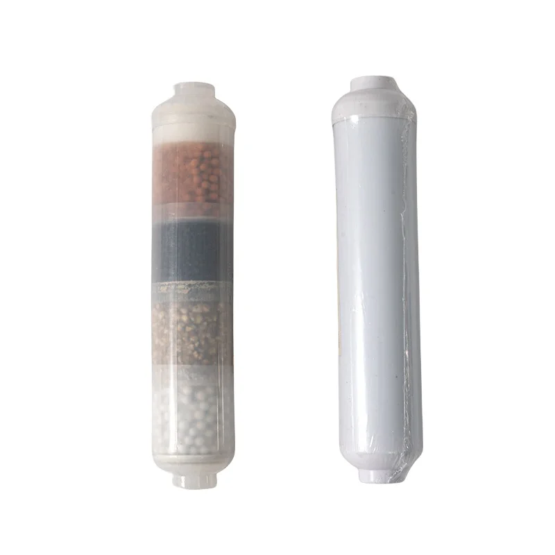 T33 inline multi functional pre post water inline alkline water filter cartridge reverse osmosis