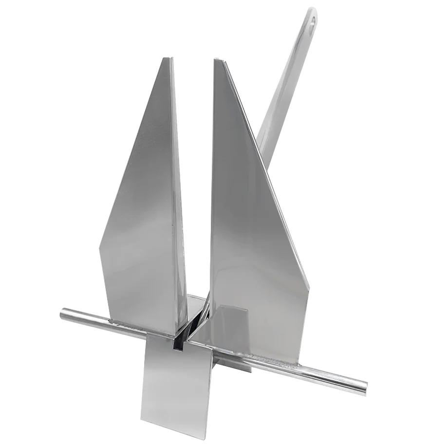 Marine Hardware 316 Stainless Steel Mirror Polished Danforth Anchor For Boat