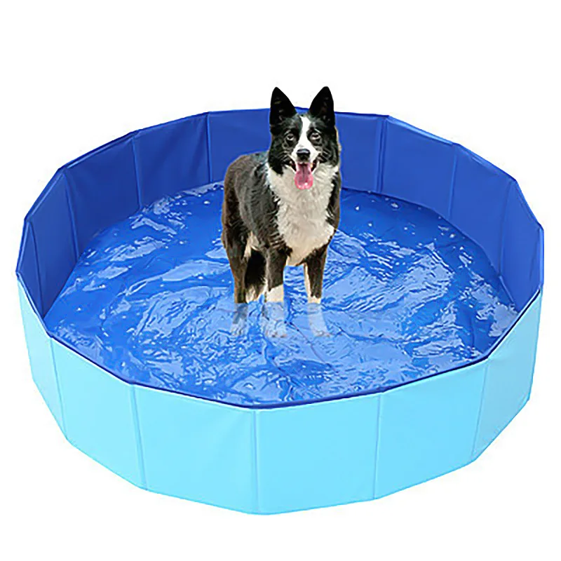 
Small MOQ Foldable PVC Cleaning Pools Collapsable Portable Pet Bathtub Pet Dog Swimming Pool 