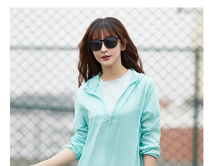 New Outdoor Skin Protection Sunscreen Ultra Thin Breathable Anti Ultraviolet Sunscreen Clothes Windbreaker Rash Guard