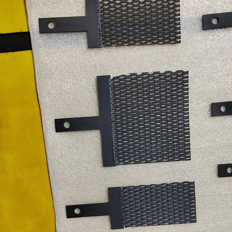 Platinized Titanium Anode For Electrolysis Plate Oxide Ruthenium Iridium Construction Site Work Sea Water Electrodialysis