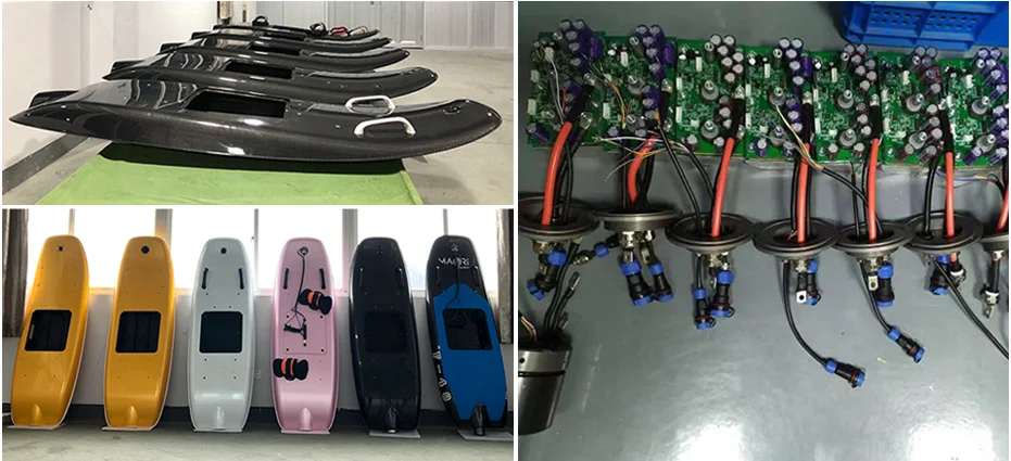 55km/h Water sports electric surfboard Water surfing skill sports jet-powered high-speed jet board