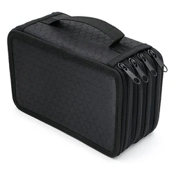 Hot sells art pen storage bag custom multifunction pen storage pencil case 72 slot