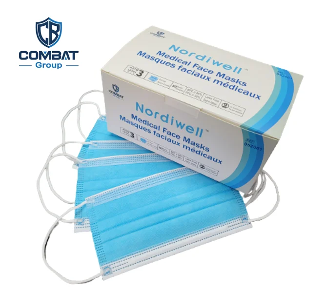 
Маски для лица 3-слойные одноразовые ушные петли 